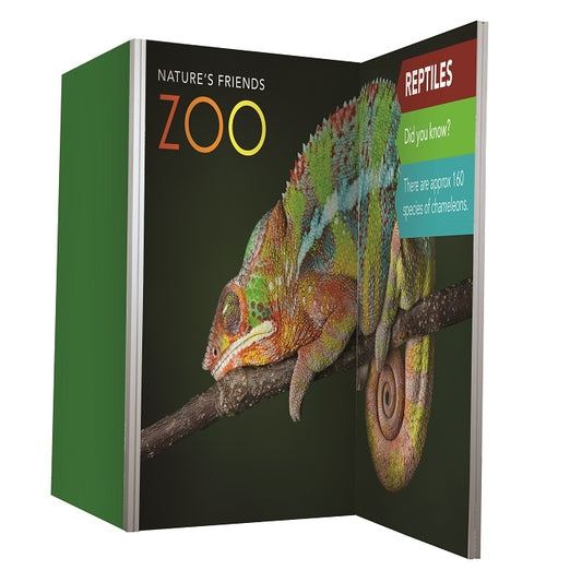 Werbeaufsteller Linear Vector Kit 4 - modularedisplays.com
