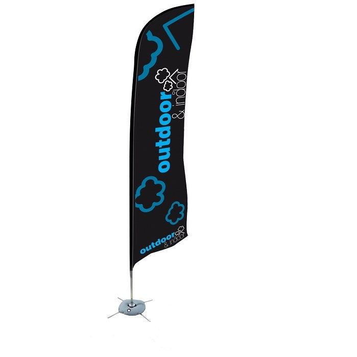 Werbefahnen Zoom Feather 3,4m inkl. Druck - modularedisplays.com