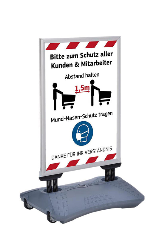 Kundenstopper Outdoor WindPro® LITE DIN A1 - modularedisplays.com