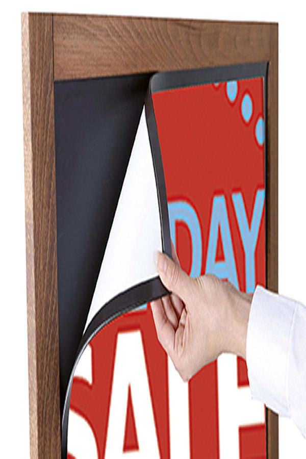 Kundenstopper Kreidetafel WindPro® WOOD A1 - modularedisplays.com